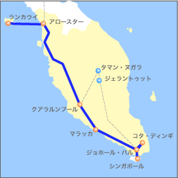 マレーシア地図