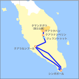 マレーシア地図