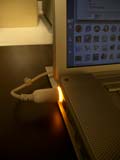 PowerBookG4オレンジ充電ランプ
